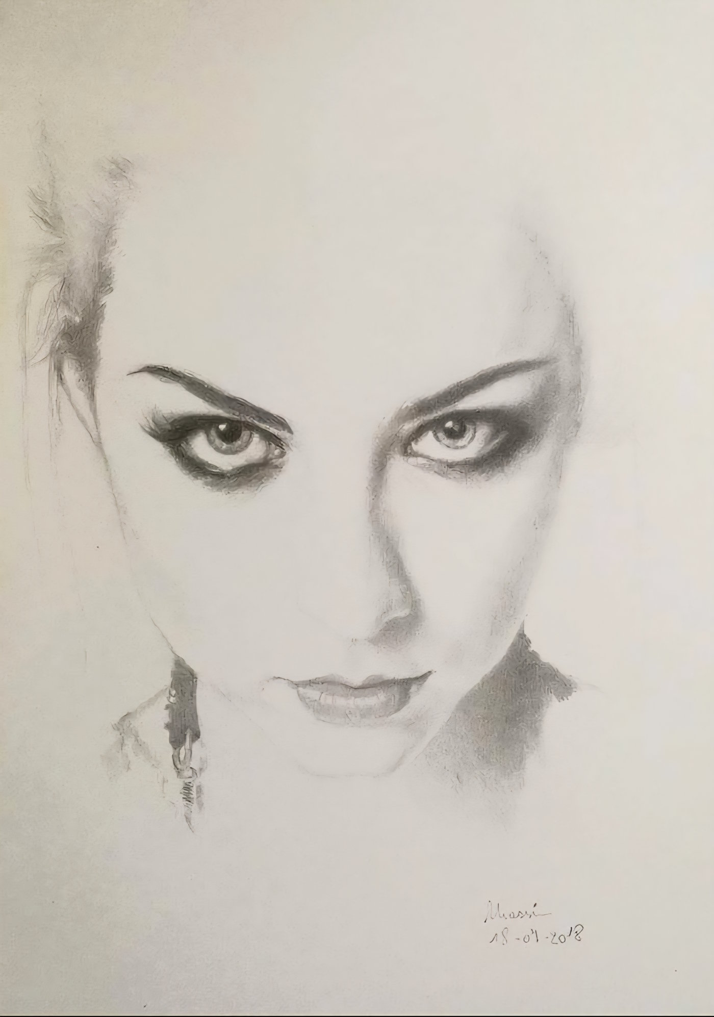 Amy Lee - Celeb portret door Massin Art