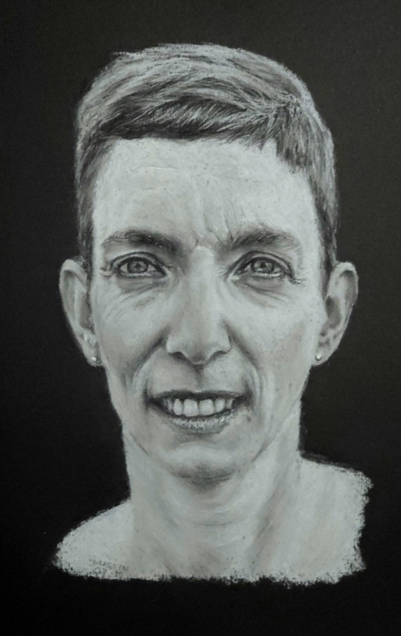 Ida Defooz - Pastelportret door Massin Art
