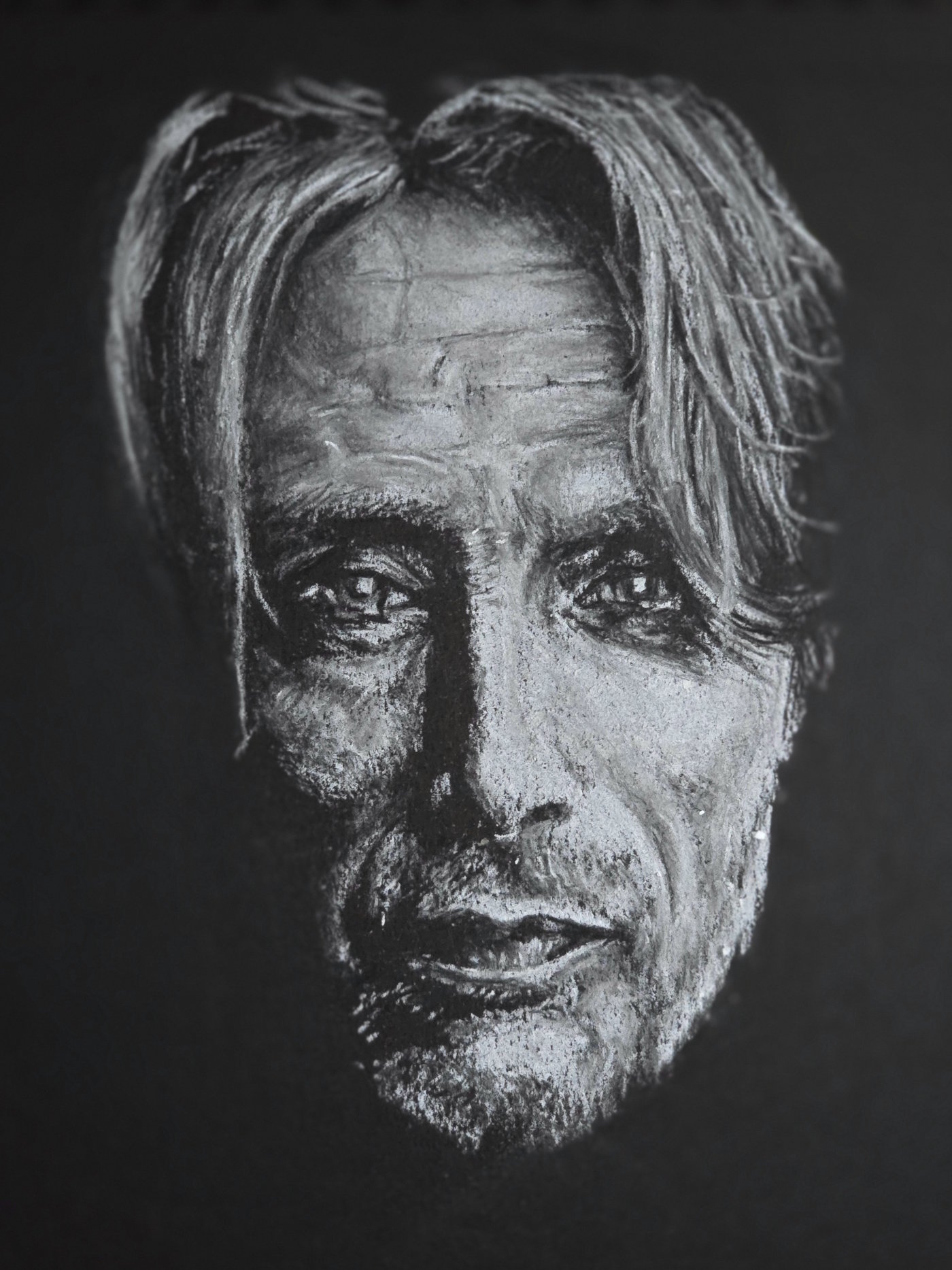 Mads Mikkelsen - Celeb portret door Massin Art