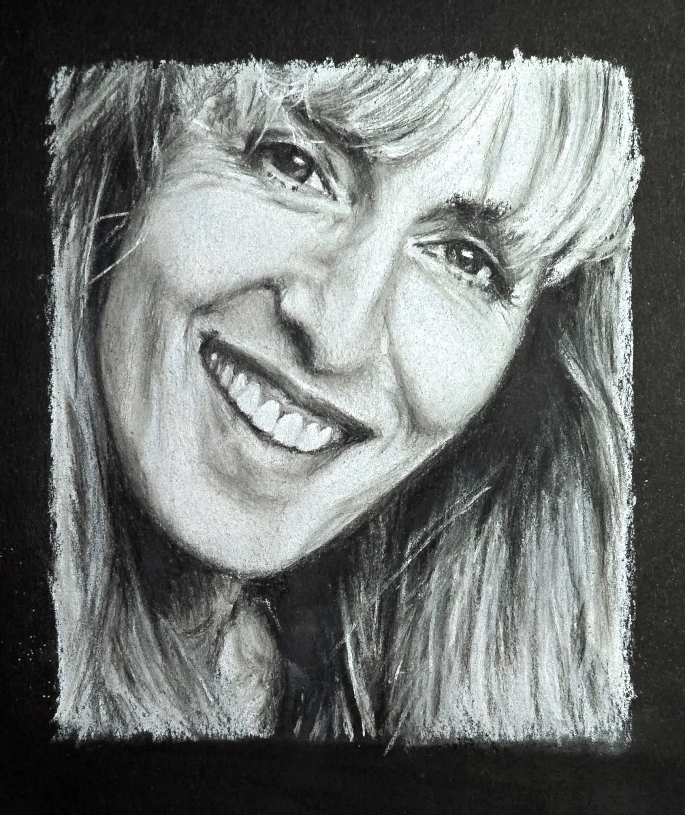 Yvette Massin II - Pastelportret door Massin Art